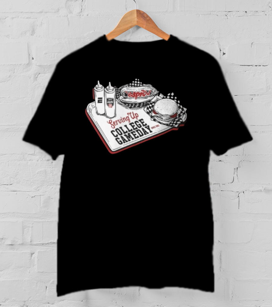 Serving Up College GameDay ESPN Since 1993 T-Shirt