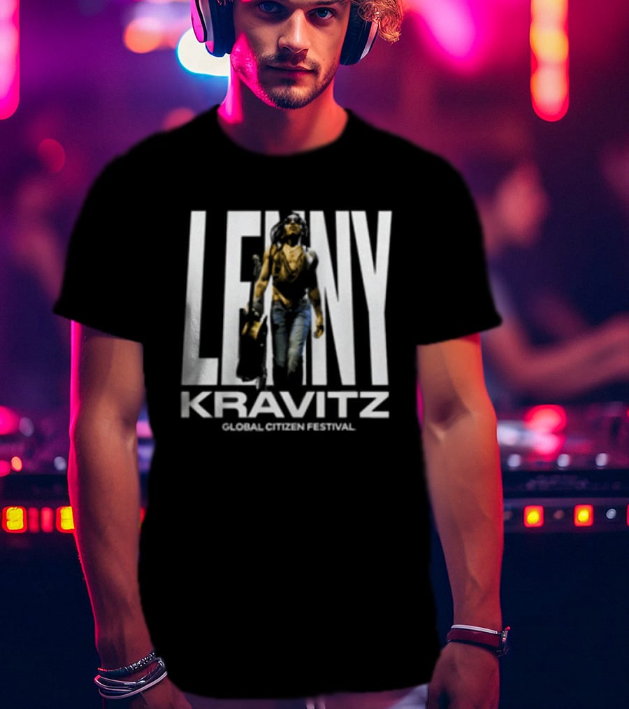 Lenny Kravitz Global Citizen Festival 2026 T-Shirt
