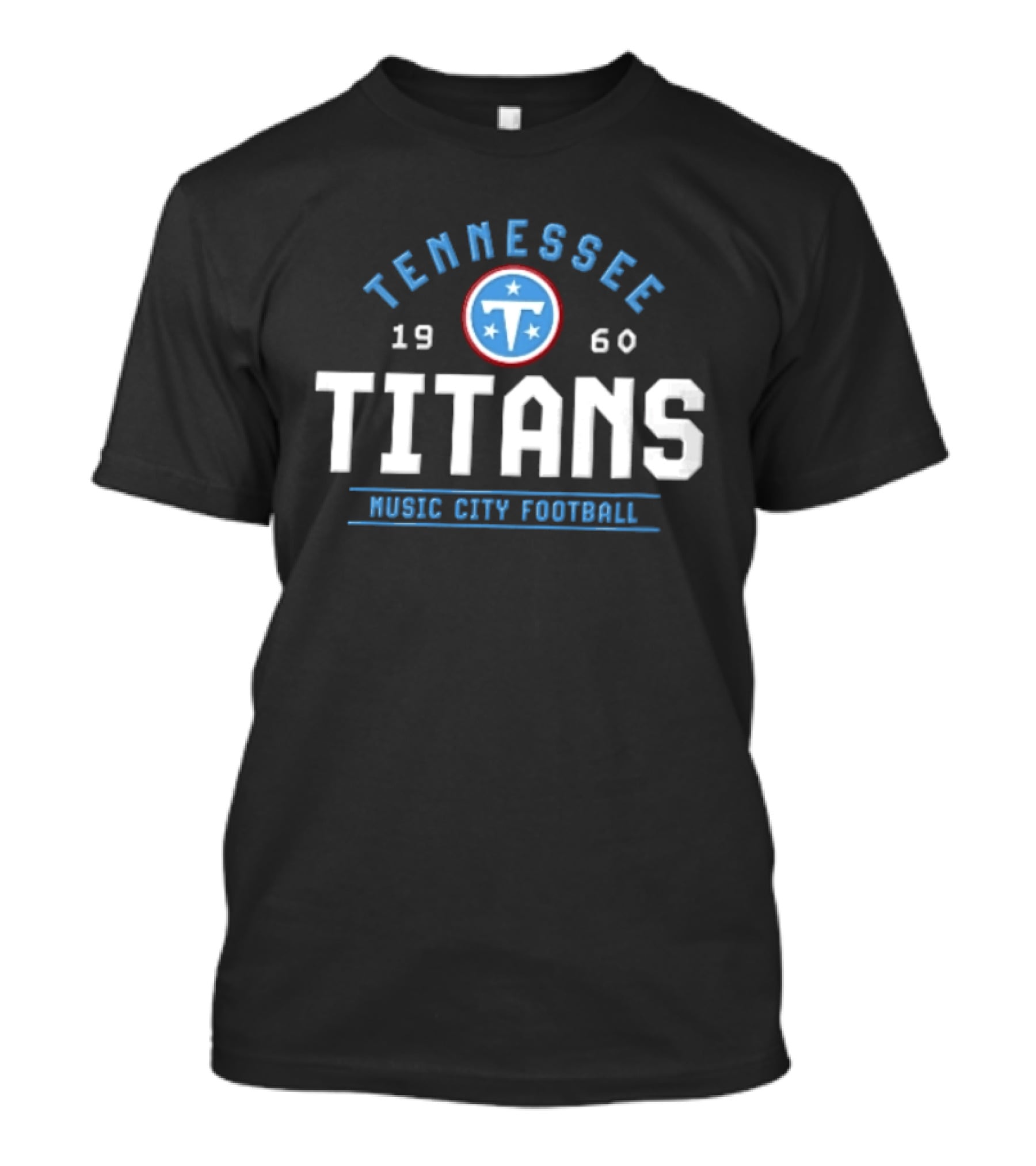 Tennessee Titans 1960 Music City Football Three Stars T-Shirt