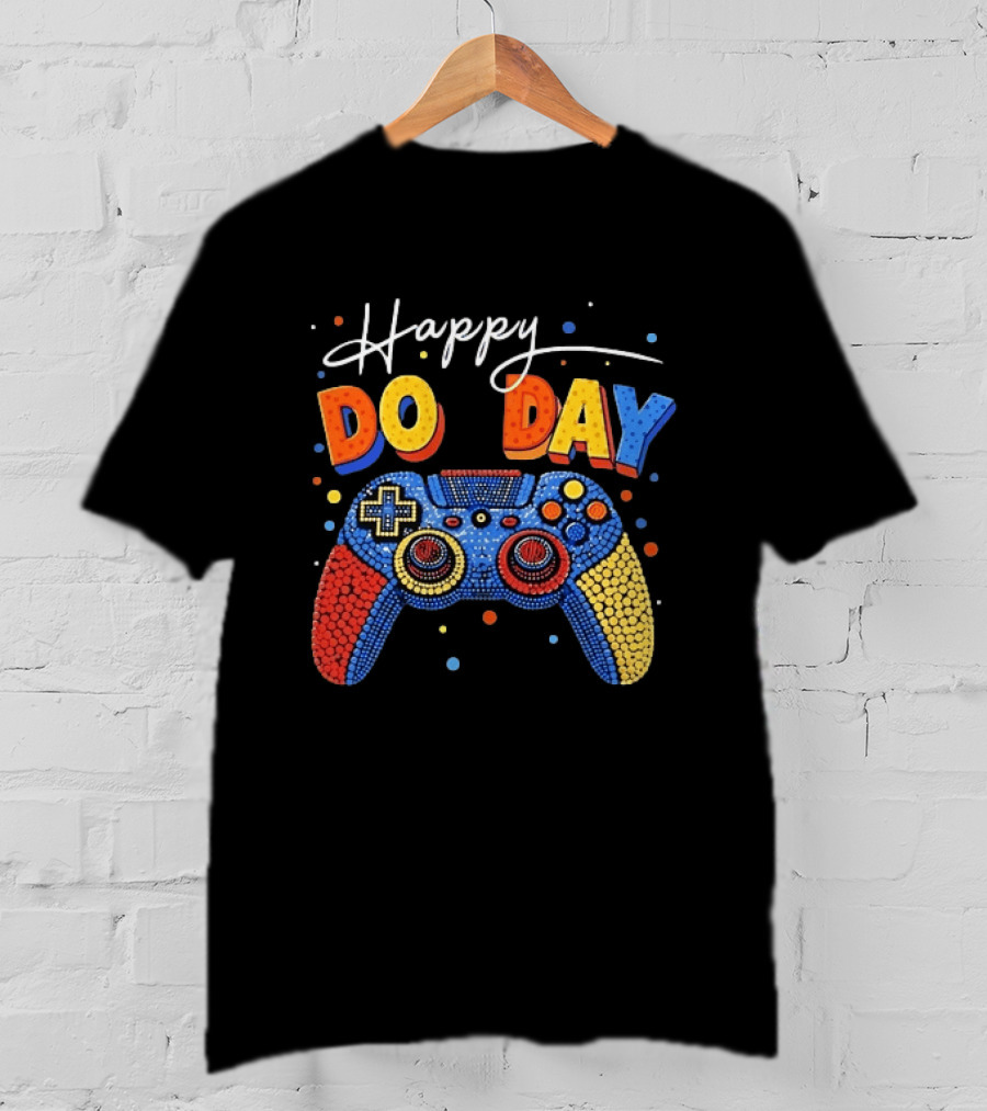 Happy Dot Day Gaming Controller Video Game Celebration T-Shirt