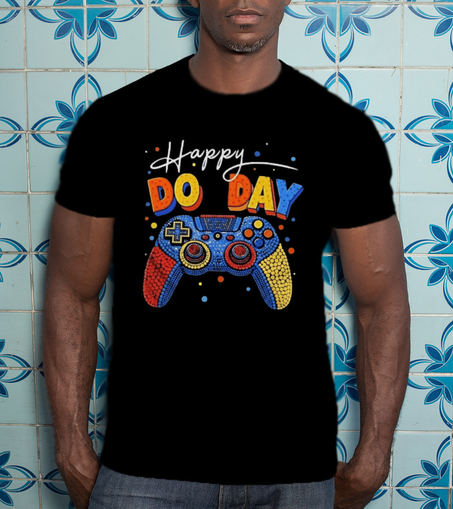 Happy Dot Day Gaming Controller Video Game Celebration T-Shirt