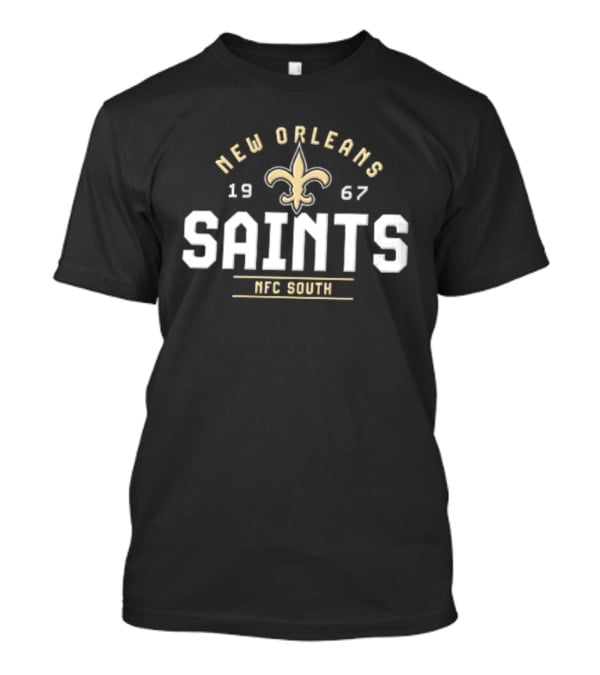 New Orleans Saints 1967 NFC South Fleur De Lis Saints T-Shirt