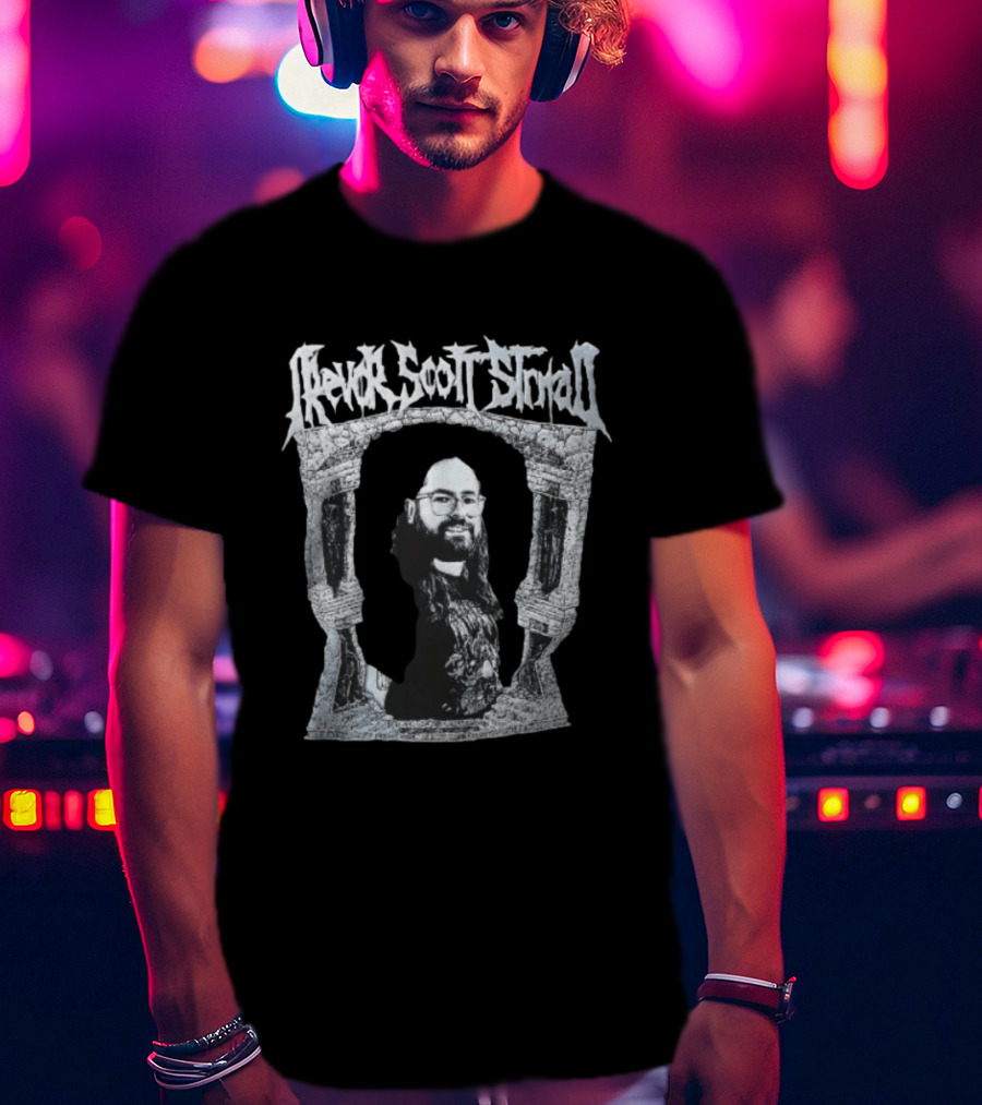 Trevor Scott Strnad 1981 2022 Gothic Stone Arch Memorial T-Shirt