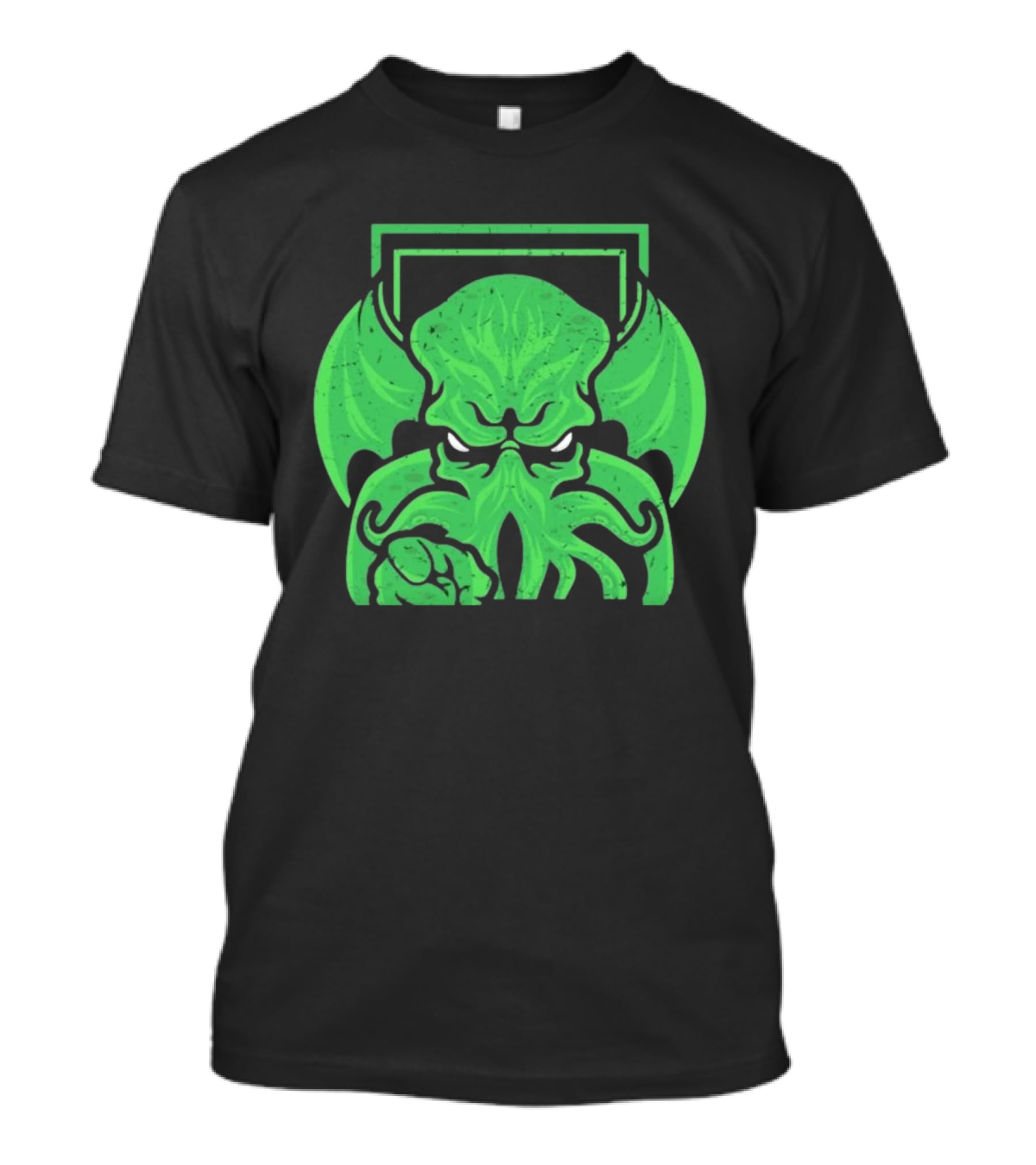 I Want Cthulhu YOU To Obey Commanding Green Creature T-Shirt