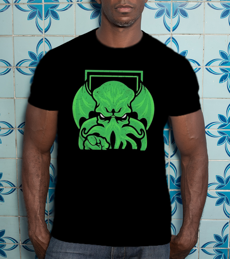 I Want Cthulhu YOU To Obey Commanding Green Creature T-Shirt