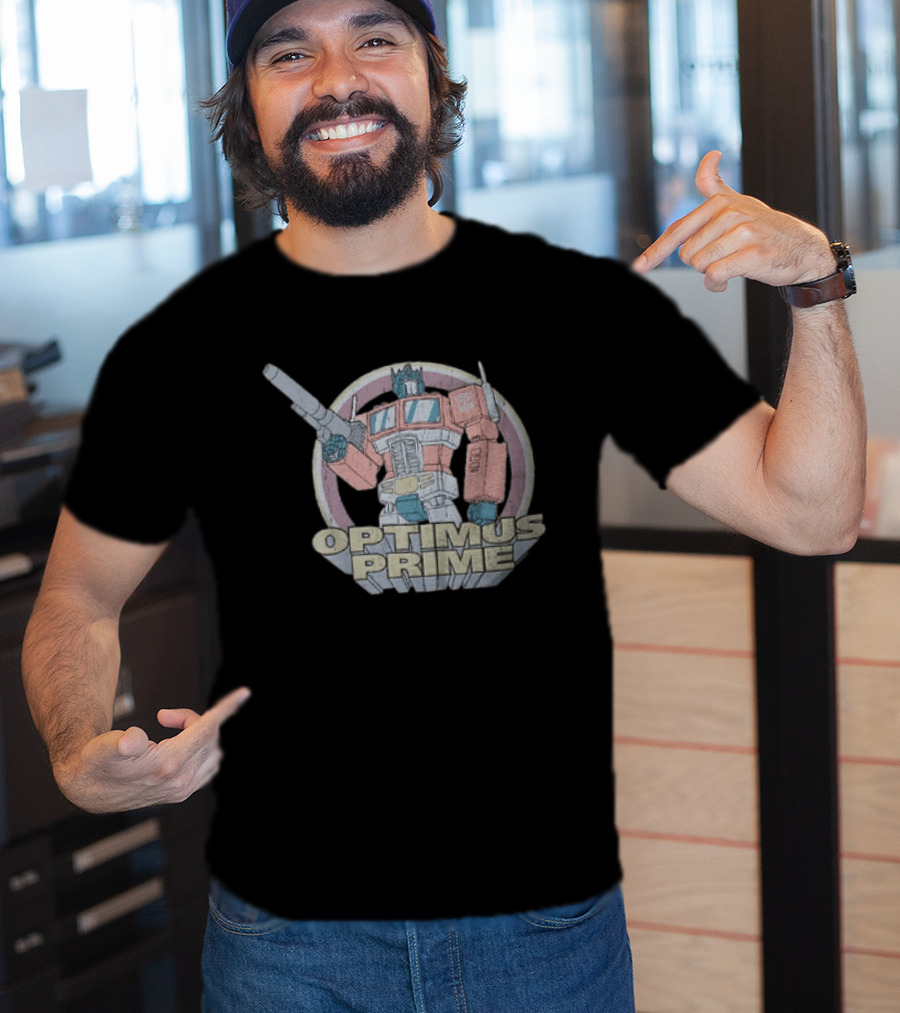 Optimus Prime Transformers Blaster T-Shirt