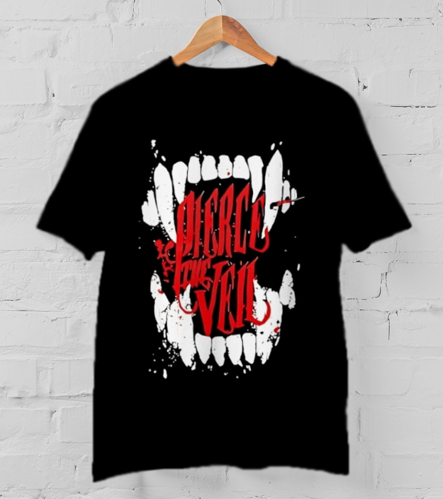 Pierce The Veil Blood Fangs Post Hardcore Band Merch T-Shirt