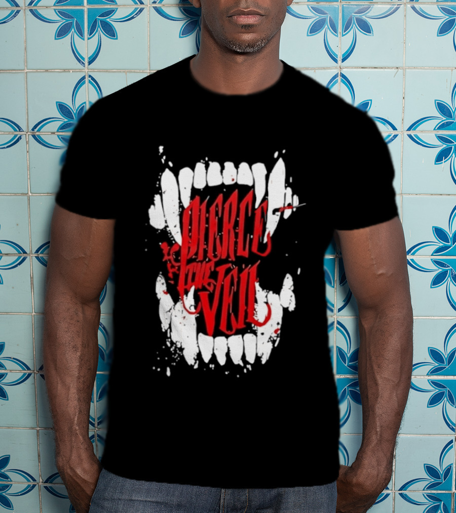 Pierce The Veil Blood Fangs Post Hardcore Band Merch T-Shirt