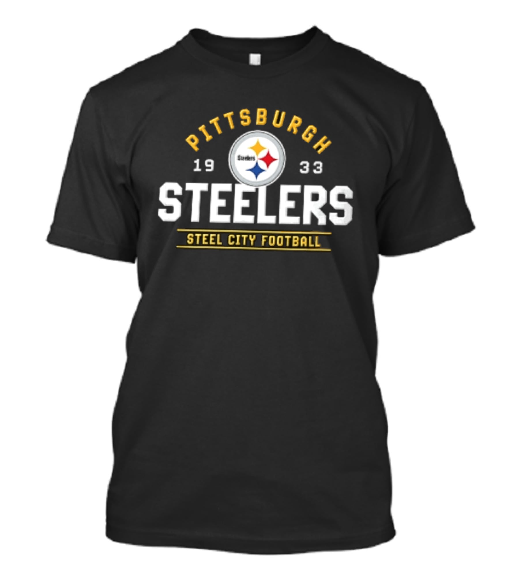 Pittsburgh Steelers 1933 Steel City Football Team T-Shirt