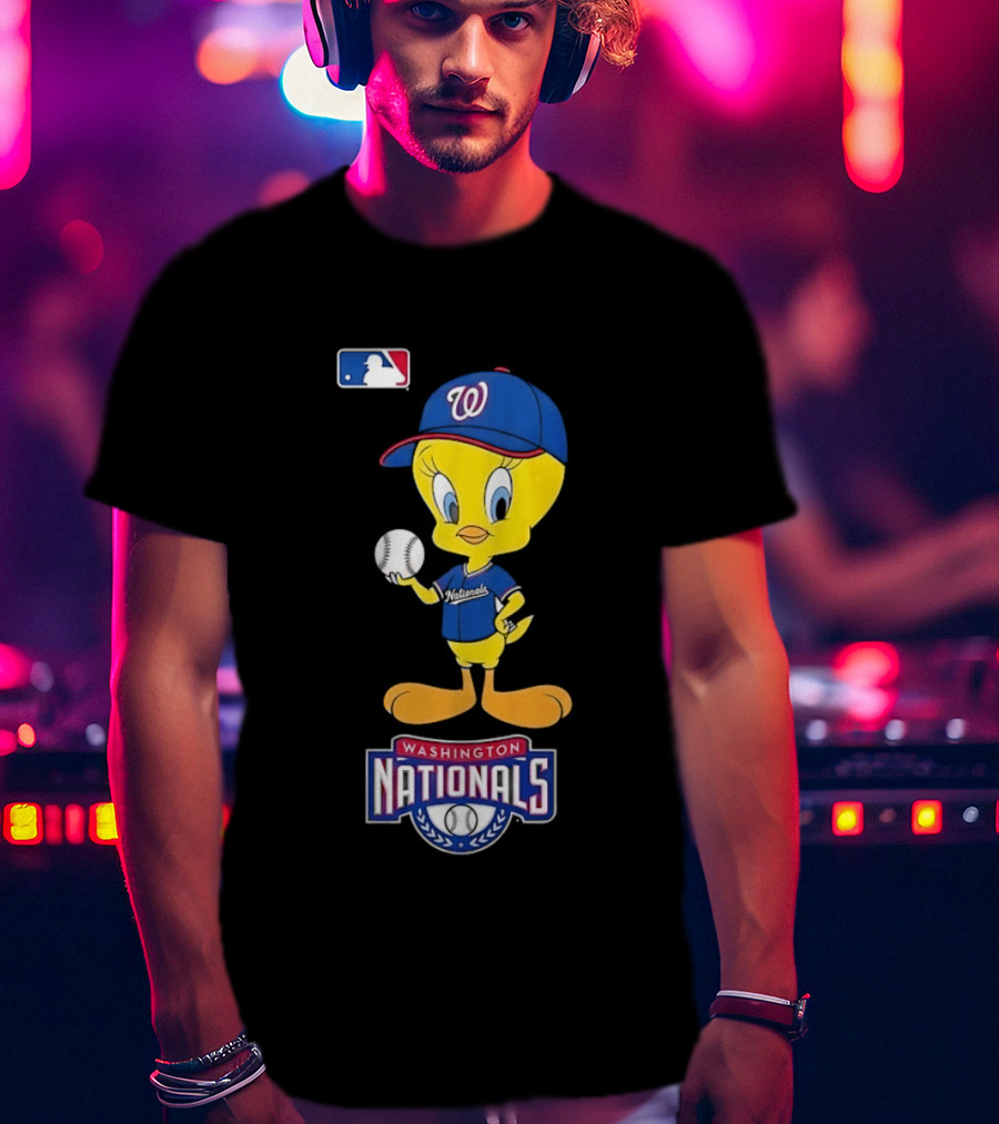 Washington Nationals Tweety Bird Baseball MLB T-Shirt