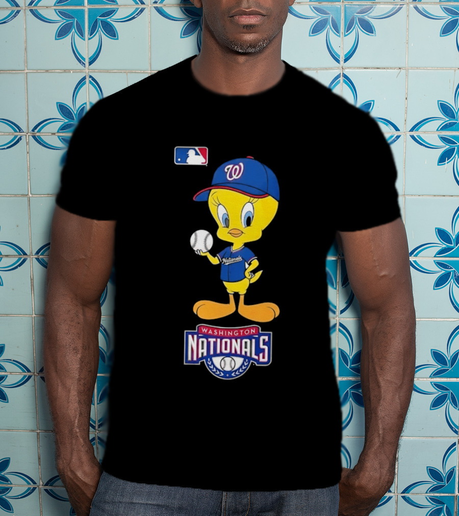Washington Nationals Tweety Bird Baseball MLB T-Shirt