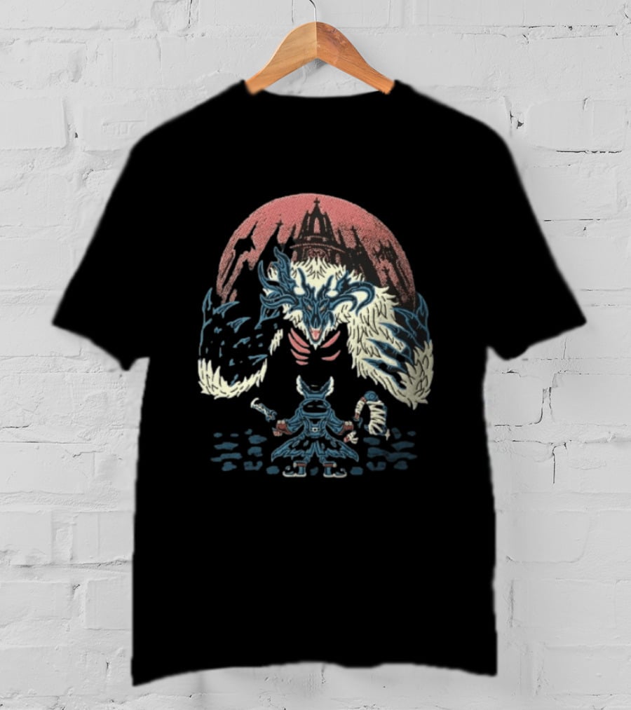Vicar Amelia Hunter Confronts Beast At Gothic Cathedral T-Shirt