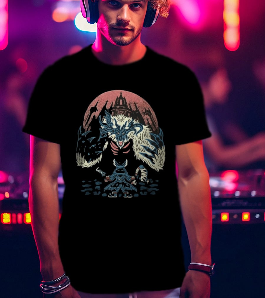 Vicar Amelia Hunter Confronts Beast At Gothic Cathedral T-Shirt