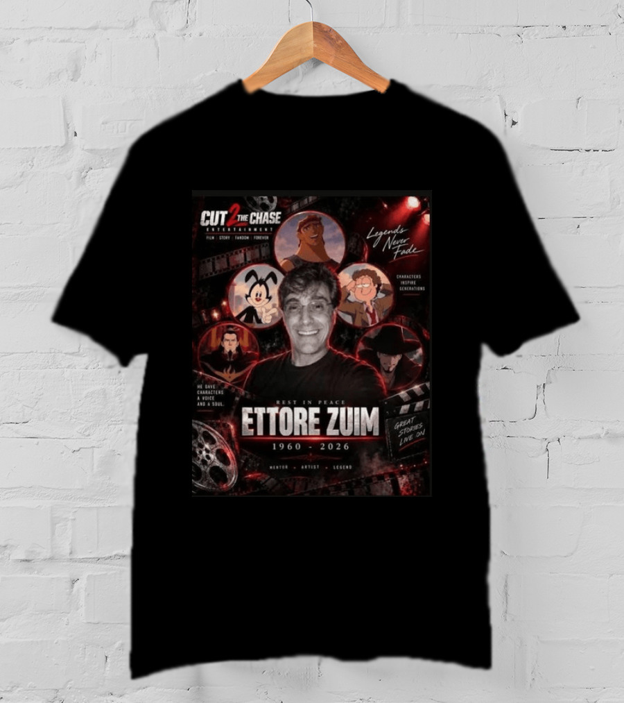 Rest In Peace Ettore Zuim 1960 2026 Mentor Artist Legend Characters Inspire Generations T-Shirt