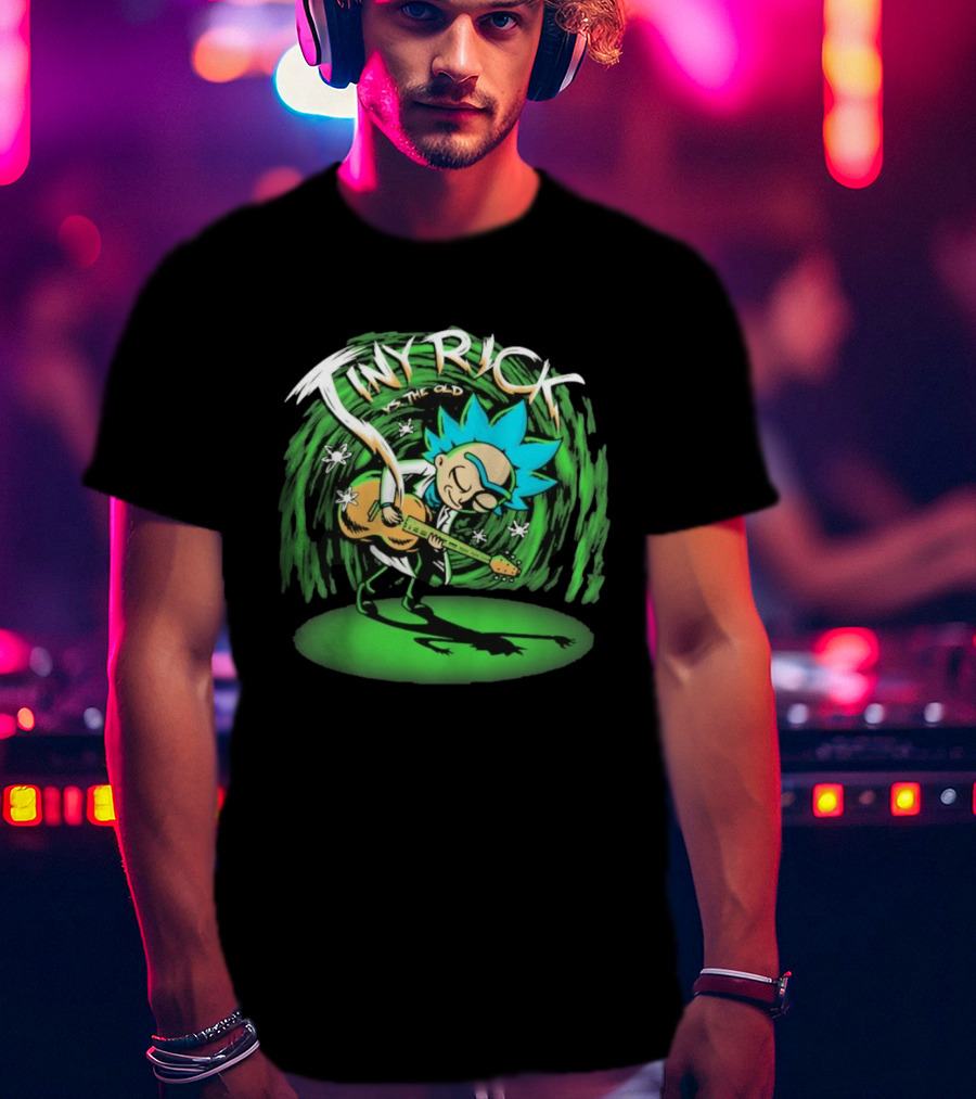 Tiny Rick Vs The Old Guitar Jam Session T-Shirt