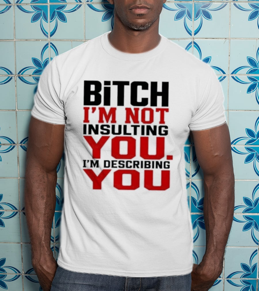 Bitch I'm Not Insulting You I'm Describing You T-Shirt