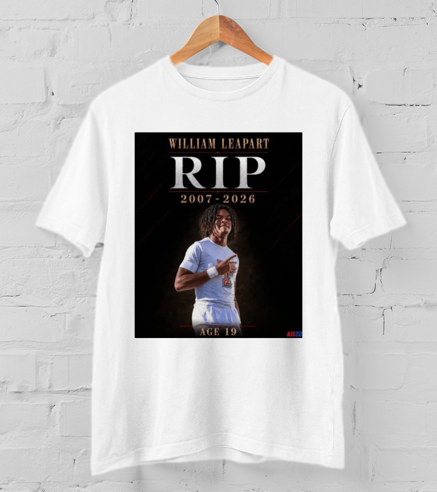 William Leapart RIP 2007 2026 Age 19 T-Shirt