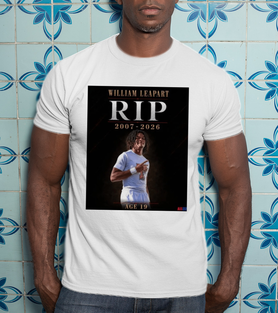 William Leapart RIP 2007 2026 Age 19 T-Shirt