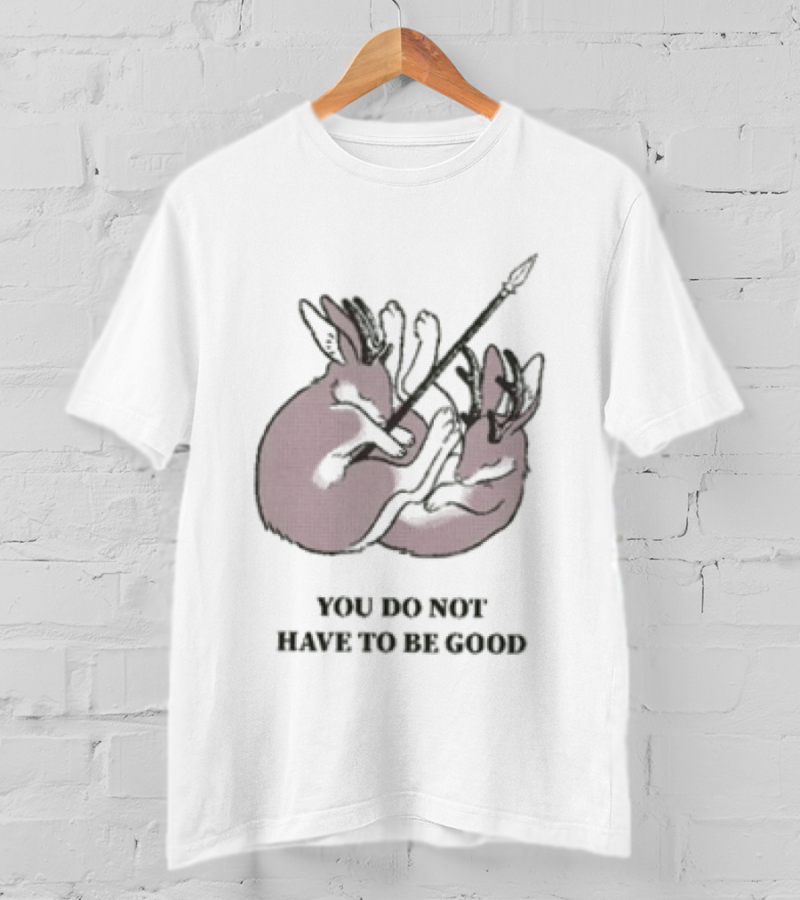 You Do Not Have To Be Good Jackalope Mary Oliver Antlers Arrow T-Shirt