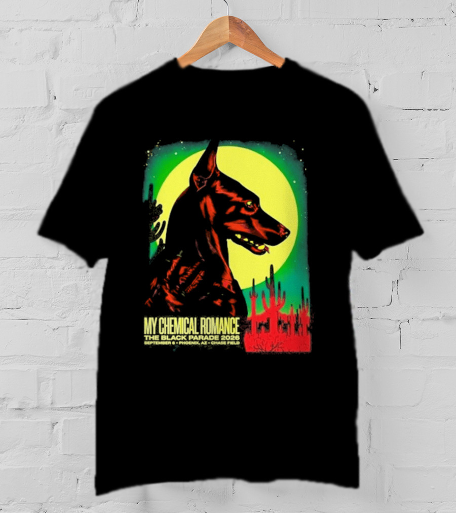 MCR My Chemical Romance Phoenix AZ Chase Field September 6 2026 T-Shirt