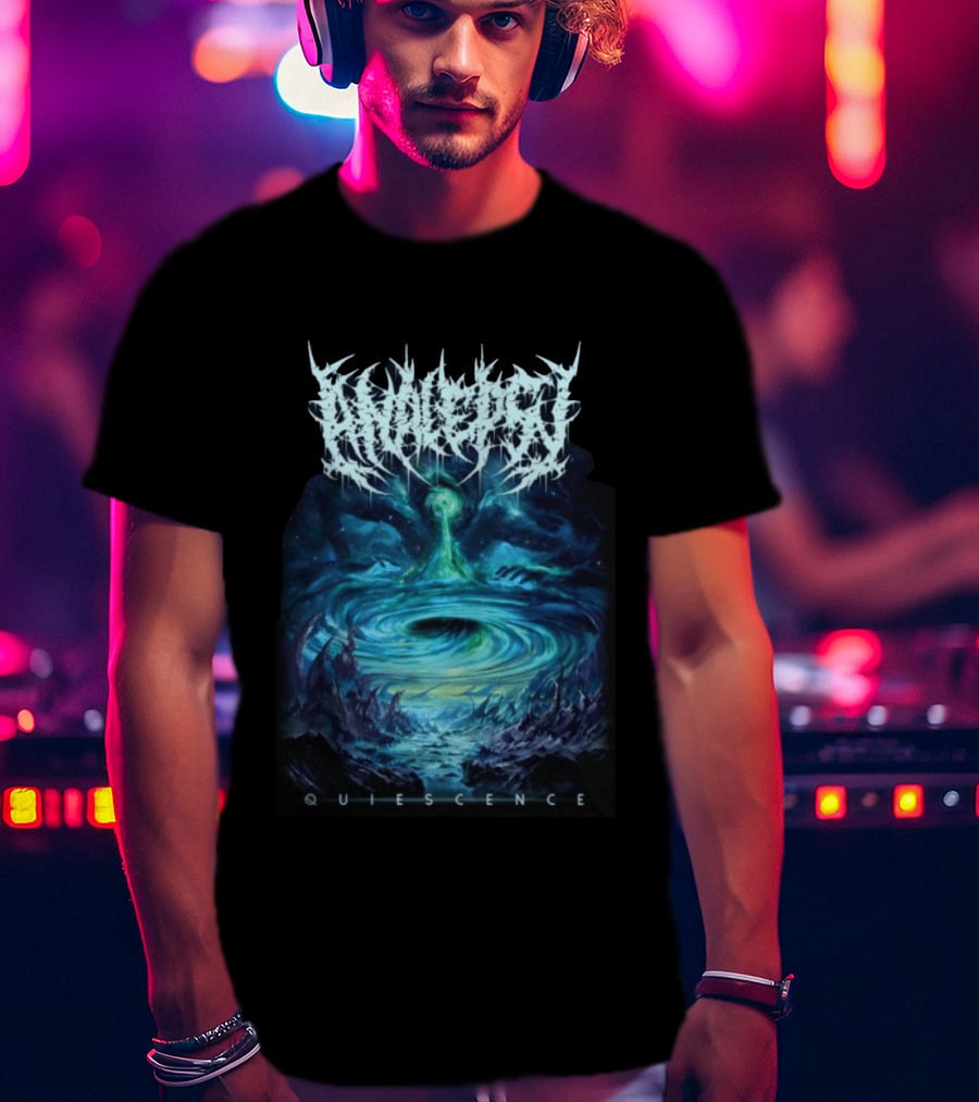 Miasma Records Analepsy Quiescence Surreal Cosmic Vortex T-Shirt