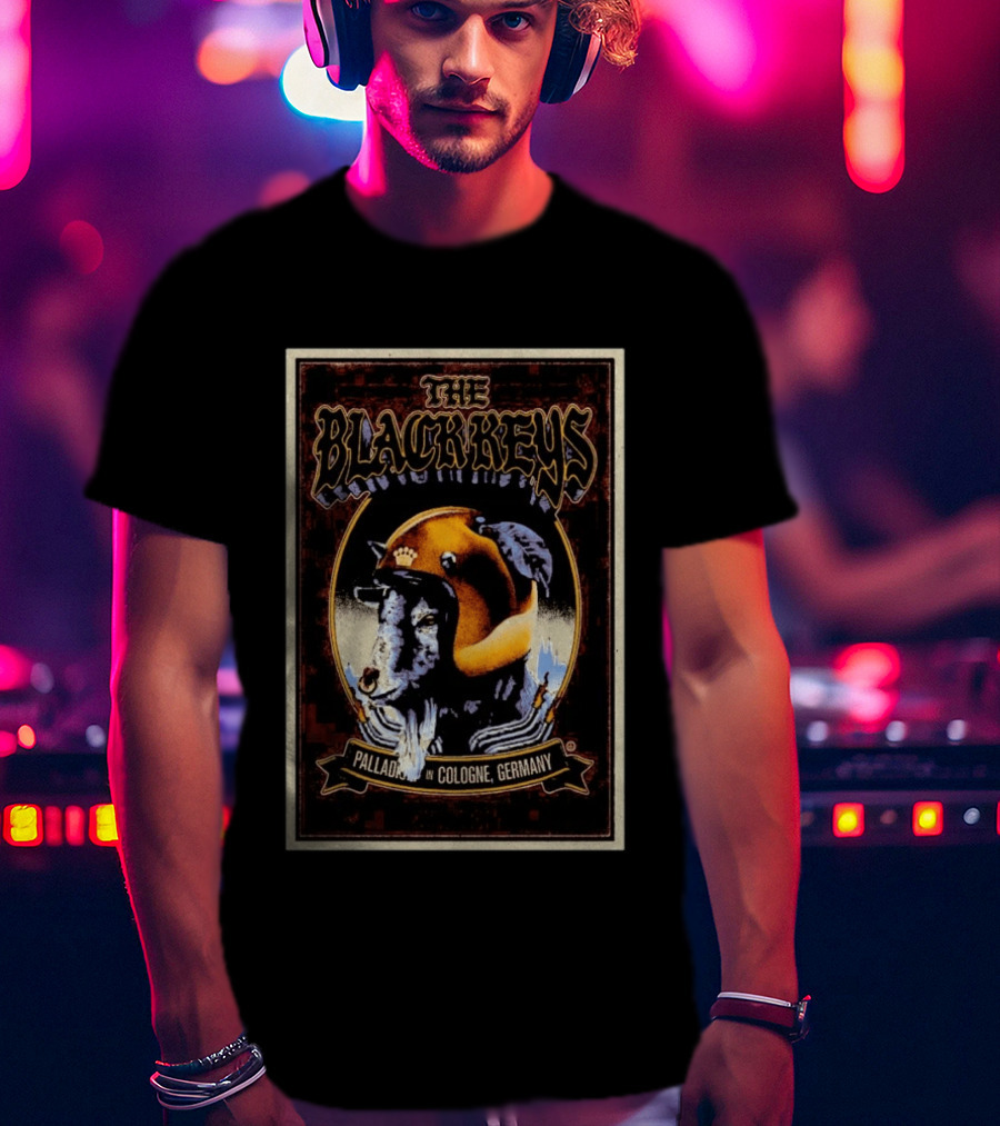 The Black Keys Live At Palladium Cologne Germany September 6 2026 T-Shirt