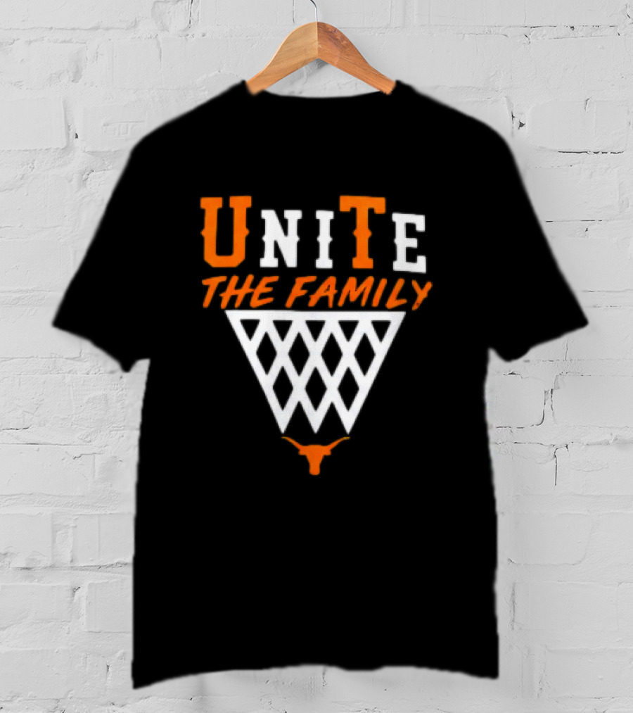 Unite The Family Mohamed Bamba Texas Longhorns Basketball Motif T-Shirt