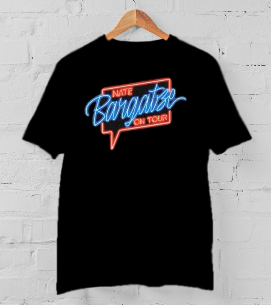 Nate Bargatze On Tour Neon Sign T-Shirt