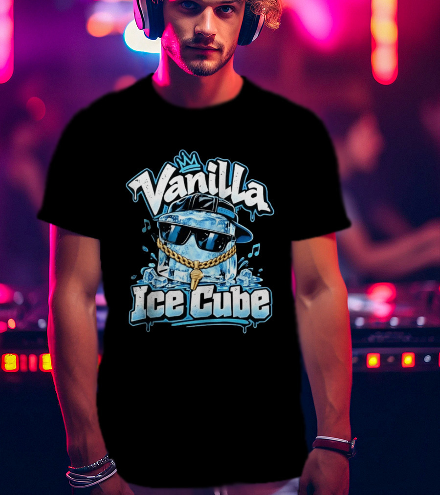 Vanilla Ice Cube Hip Hop Music Rap Cool Ice T-Shirt