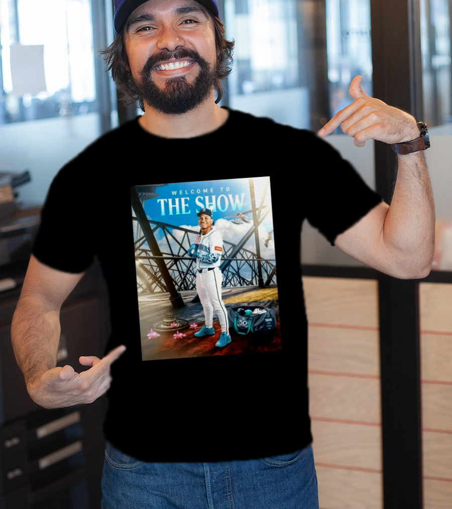Welcome To The Show Michael Arroyo Mariners 50th Anniversary Baseball T-Shirt