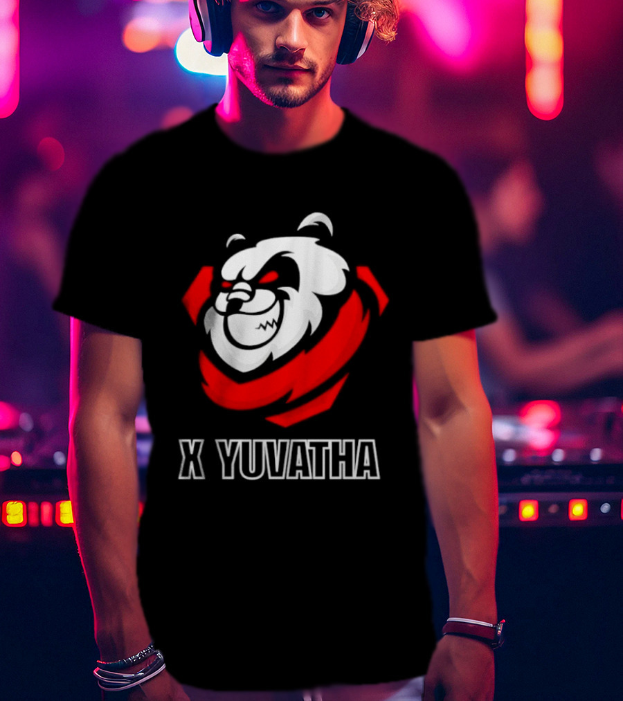 X Yuvatha Panda Gaming Esports T-Shirt