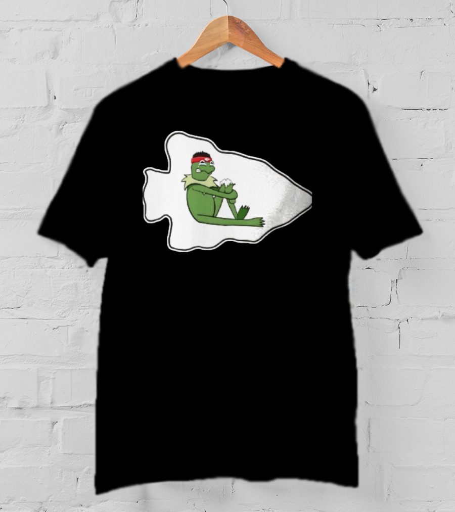 Patrick Mahomes Kansas City Chiefs Crying Kermit Meme T-Shirt