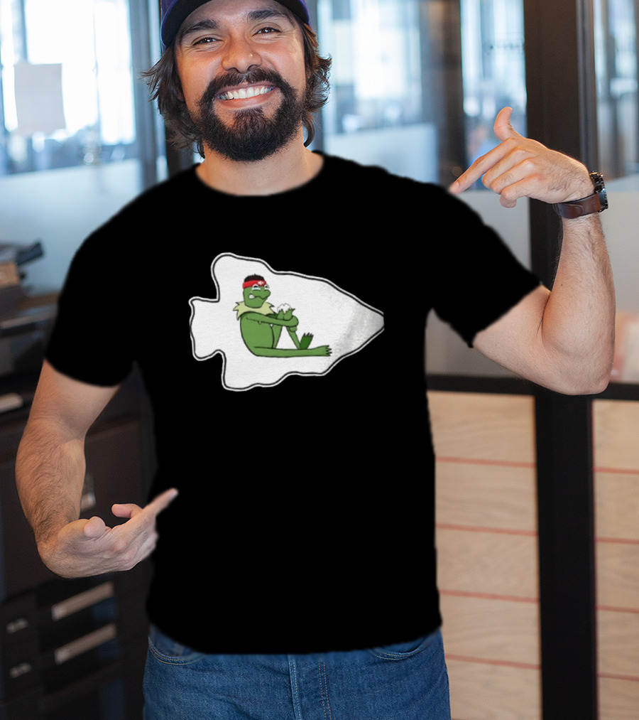 Patrick Mahomes Kansas City Chiefs Crying Kermit Meme T-Shirt