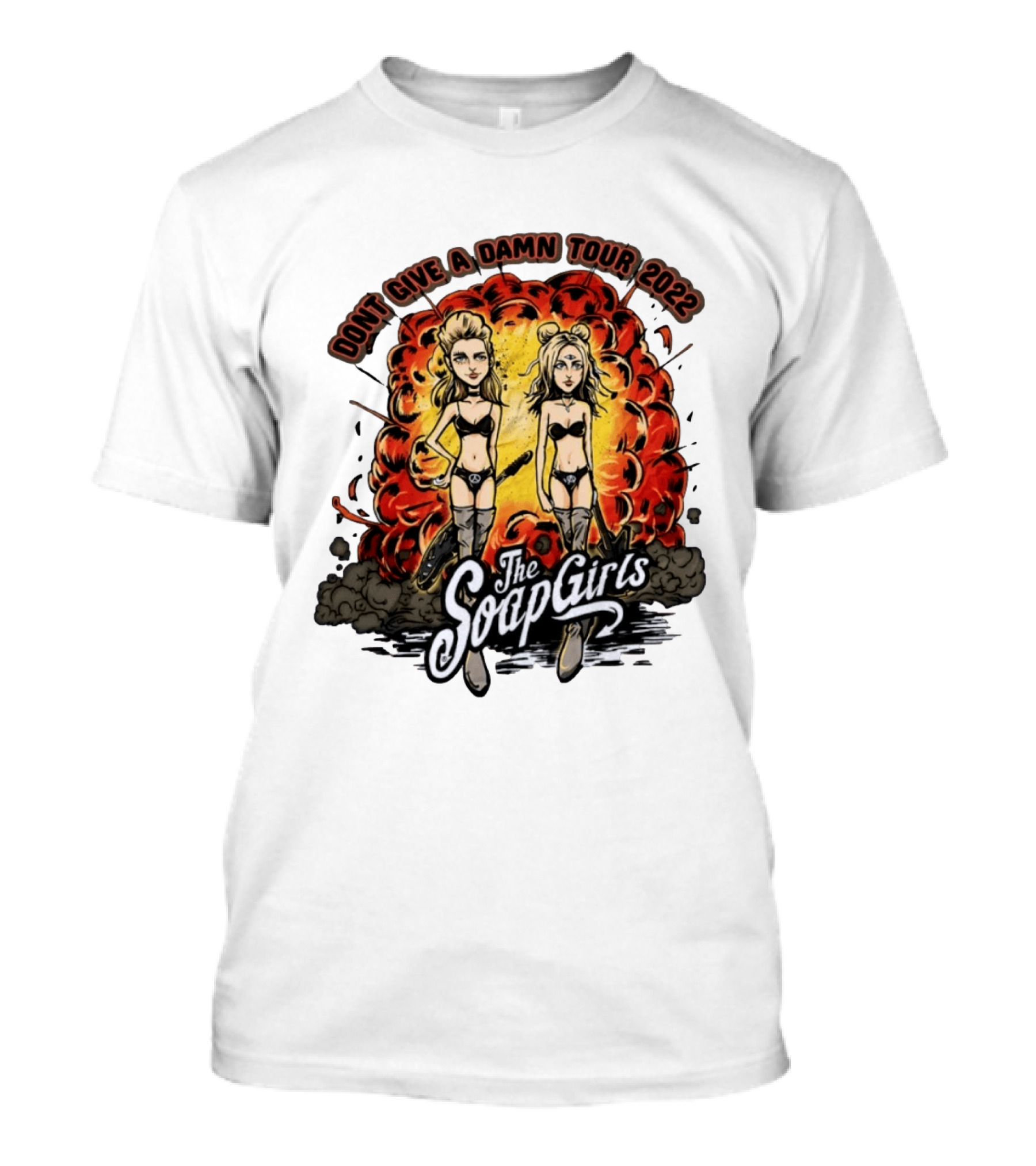 The SoapGirls Dont Give A Damn Tour 2022 Explosive T-Shirt