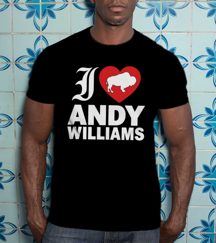 Andy Williams 2026 I Heart Buffalo T-Shirt