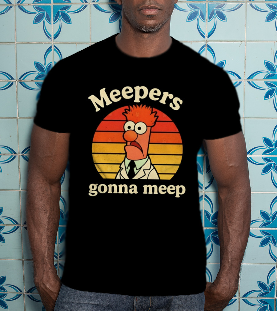 Meepers Gonna Meep Beaker Retro Muppets T-Shirt