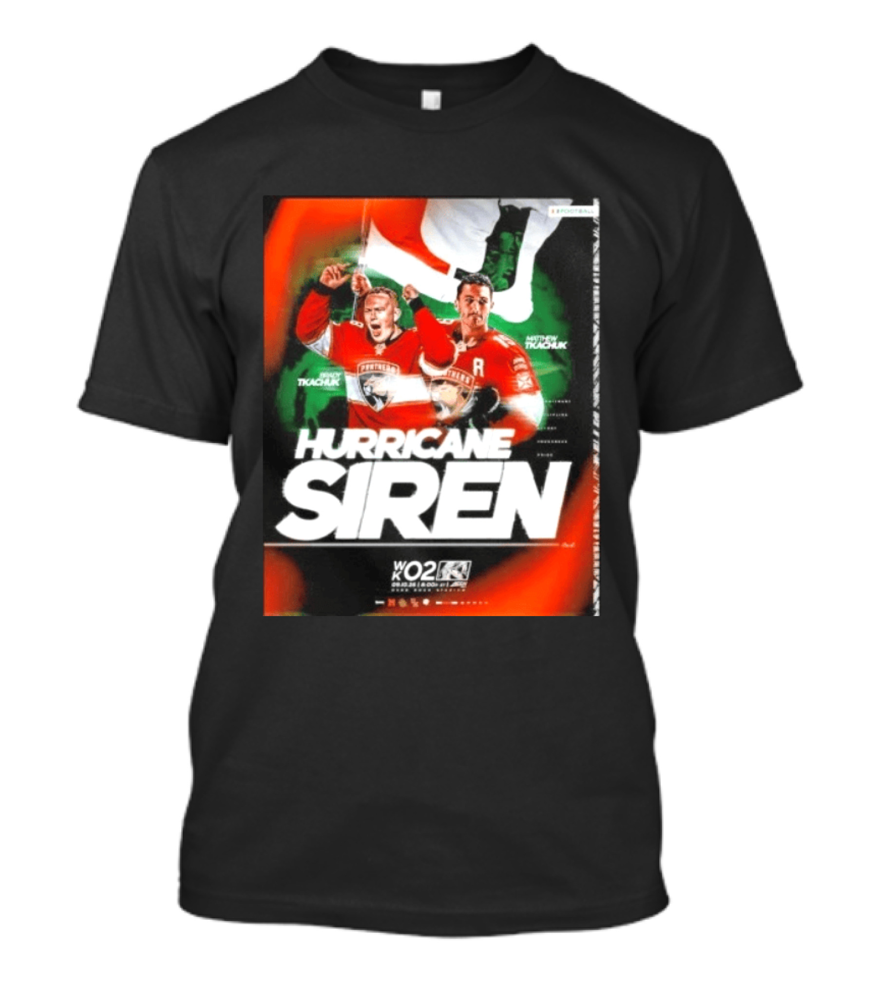 Hurricane Siren Brady And Matthew Tkachuk WK02 Event Panthers Hockey Thursday Night T-Shirt