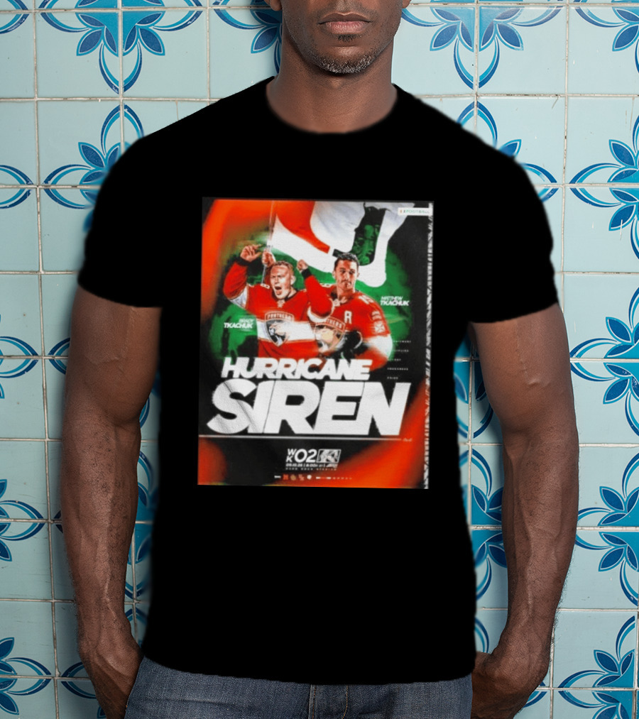 Hurricane Siren Brady And Matthew Tkachuk WK02 Event Panthers Hockey Thursday Night T-Shirt