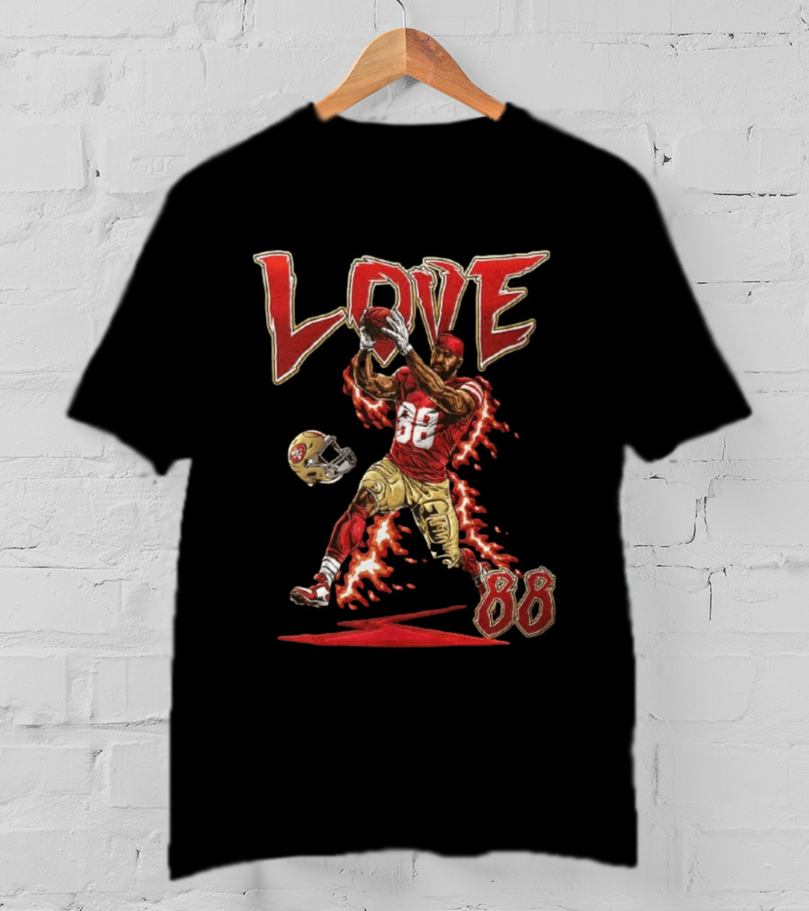 Marquise Goodwin San Francisco 49ers Number 88 Catching Football Love T-Shirt