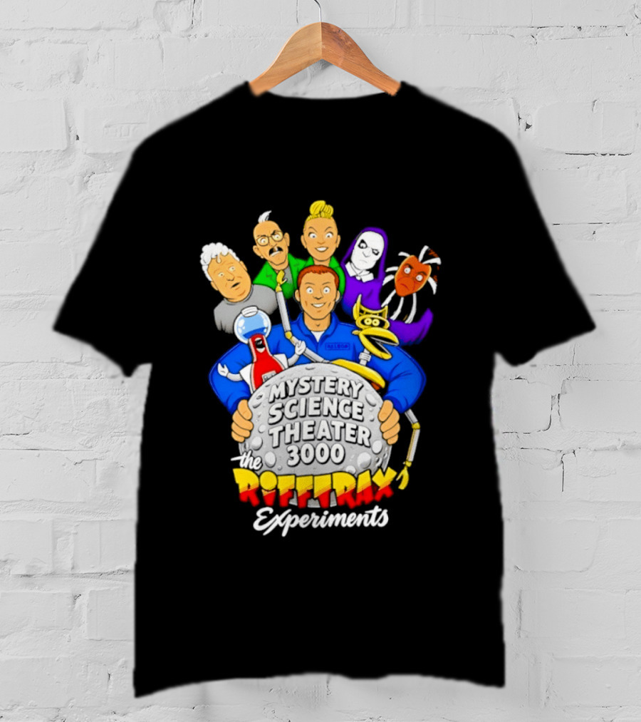 Mystery Science Theater 3000 RiffTrax Experiments With Iconic Robots And Characters T-Shirt