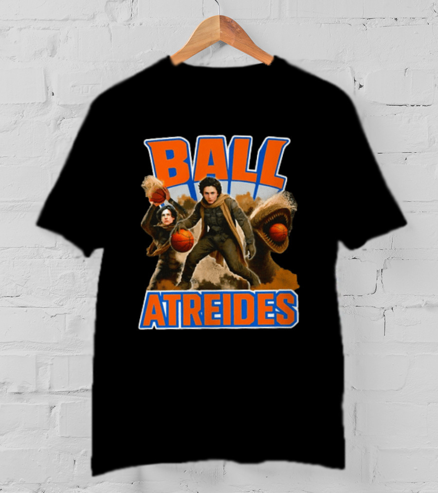 New York Basketball Ball Atreides Sandworm Dunk Adventure T-Shirt