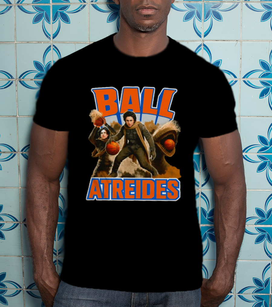 New York Basketball Ball Atreides Sandworm Dunk Adventure T-Shirt