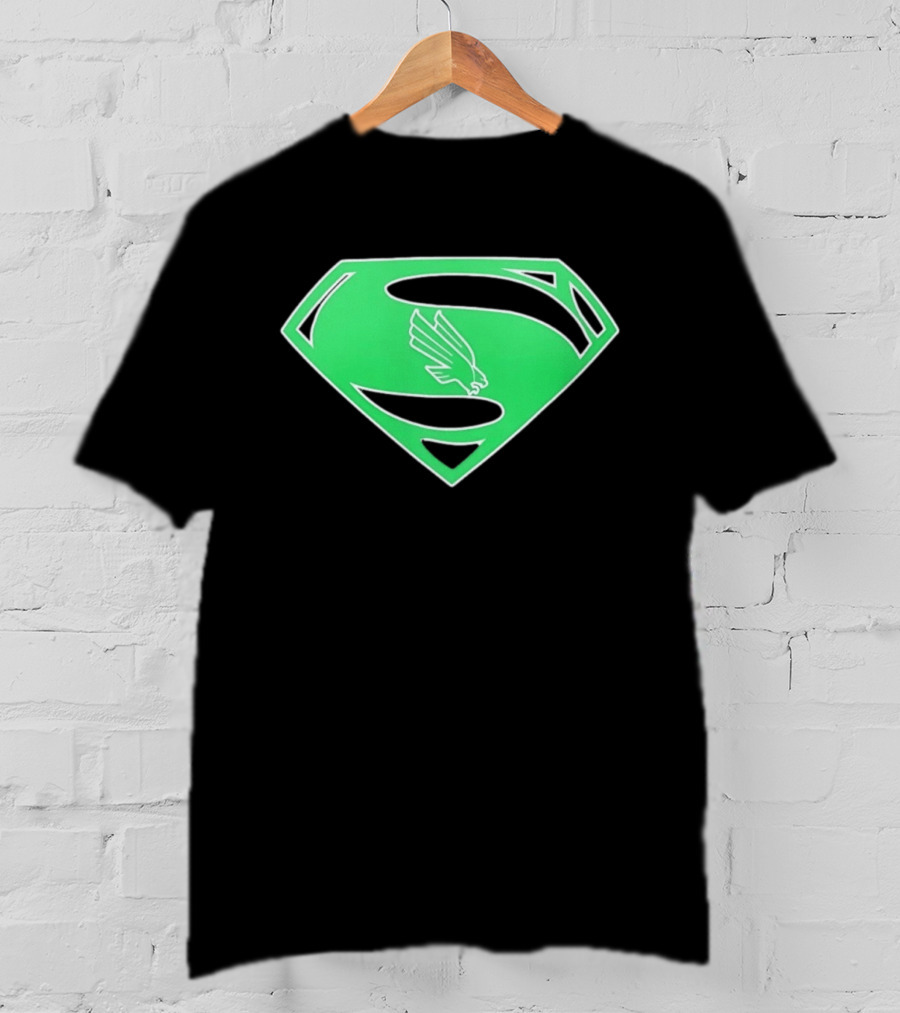 North Texas Mean Green UNT Superman T-Shirt