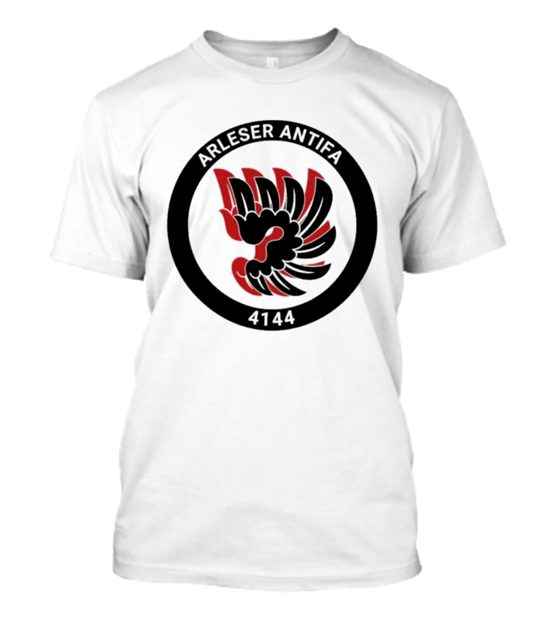 Arleser Antifa Arlesheim 4144 Black Red Fist T-Shirt