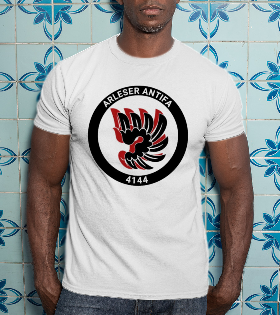 Arleser Antifa Arlesheim 4144 Black Red Fist T-Shirt