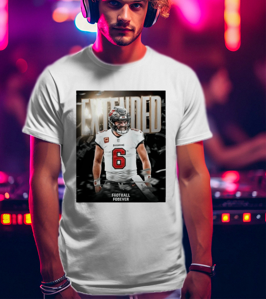 Extended Baker Mayfield Tampa Bay Football Forever T-Shirt