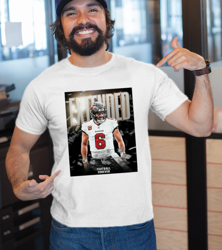 Extended Baker Mayfield Tampa Bay Football Forever T-Shirt