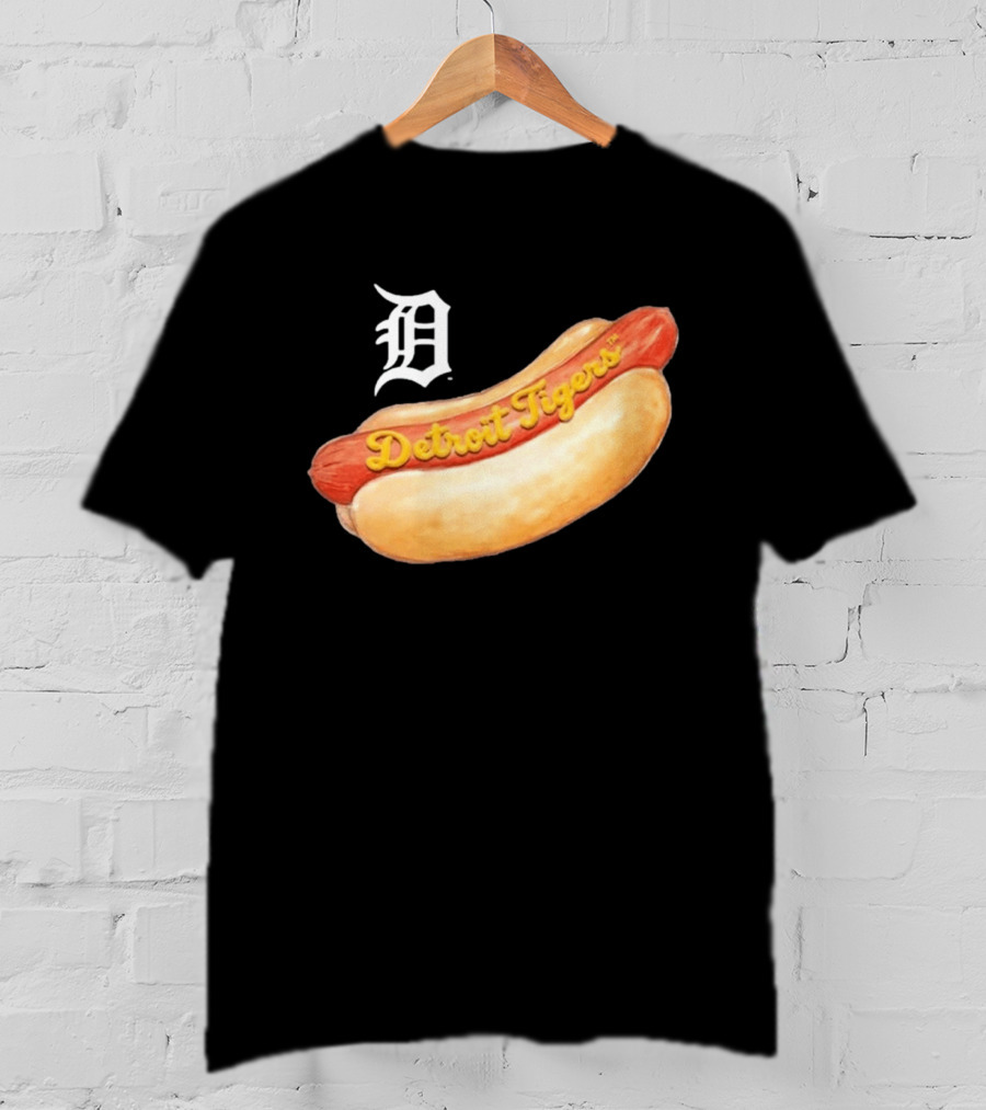 Detroit Tigers Youth Tiny Turnip Hot Dog T-Shirt