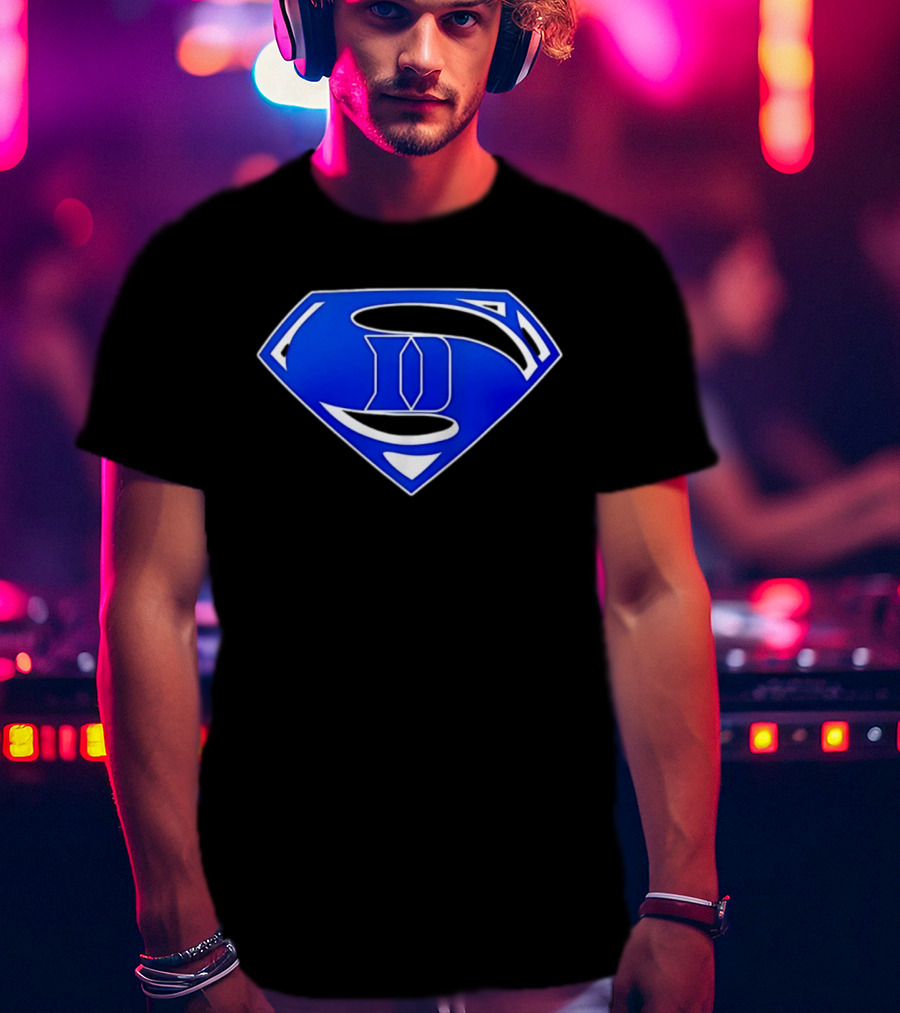 Duke Blue Devils Superman NCAA College Basketball T-Shirt