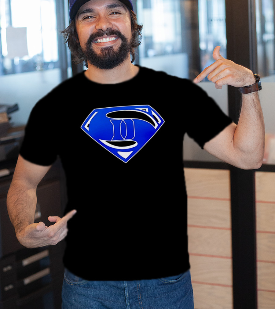 Duke Blue Devils Superman NCAA College Basketball T-Shirt